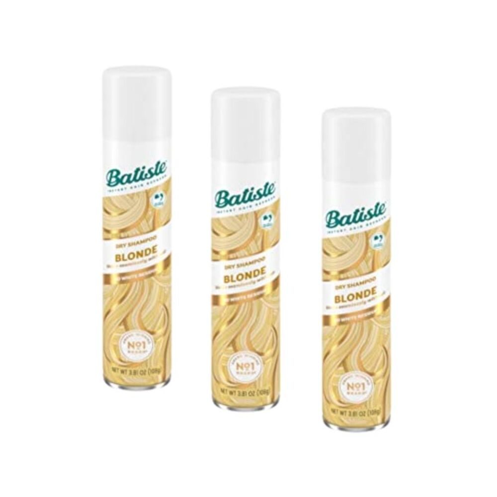 Batiste Dry Shampoo Blonde (3 pack)  200 ml EACH Bottle Fresh